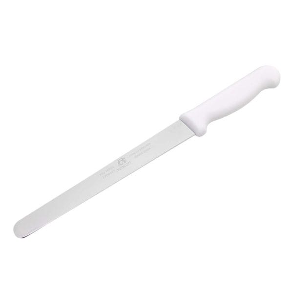 Cuchillo Jamonero Mango Blanco / 10" Pulgadas
