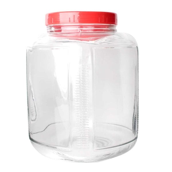 Frasco Contenedor De Vidrio Con Tapa 4.5 Litros
