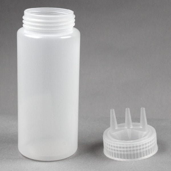 Botella Flexible De 3 Boquillas Para Aderezos / 16 Oz 470 Ml - Image 2