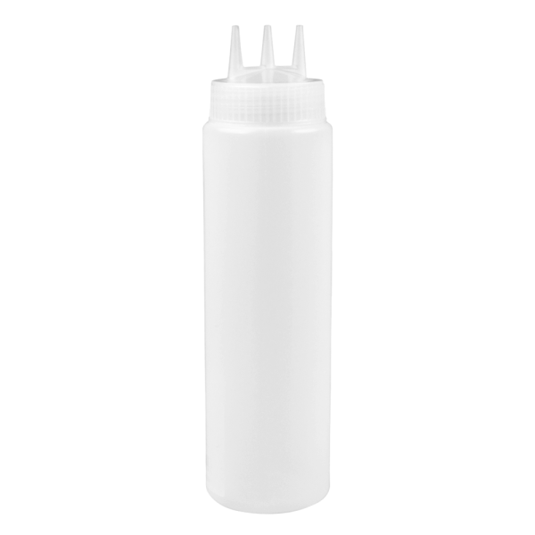 Botella Flexible De 3 Boquillas Para Aderezos / 24 Oz 710 Ml - Image 2