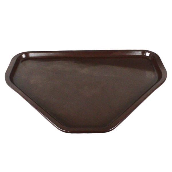 Charola Triangular Fibra De Vidrio / 48 x 34 Cm