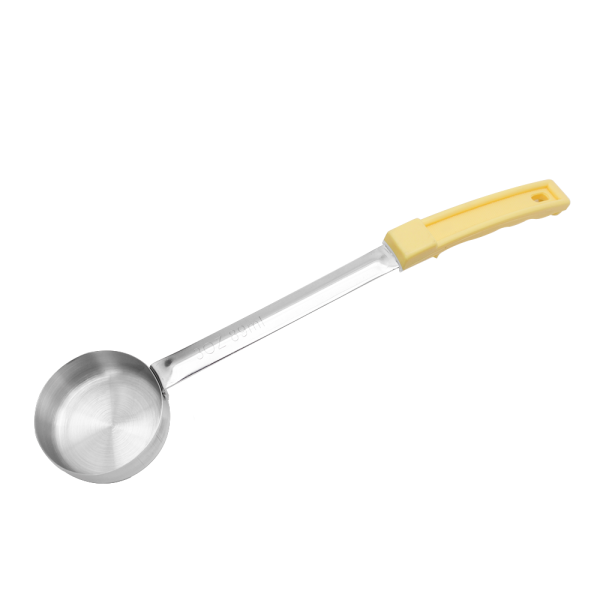 Cuchara Porcionadora Acero Inox Color Amarillo / 3 Oz 90 ml