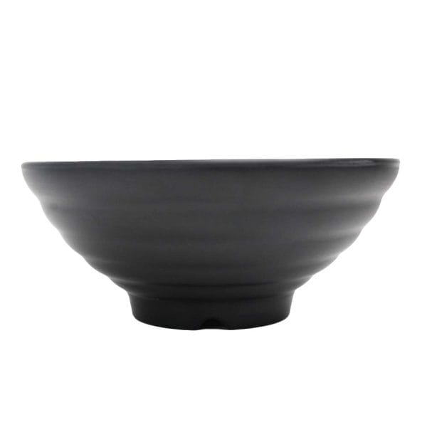 Tazon Japones Negro Melamina 100%  / 1200 Ml 20 Cm