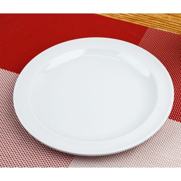 Plato Postre De Melamina 100% Blanco / 19 Cm - Image 2