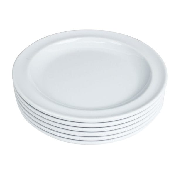 Plato Postre De Melamina 100% Blanco / 19 Cm - Image 3