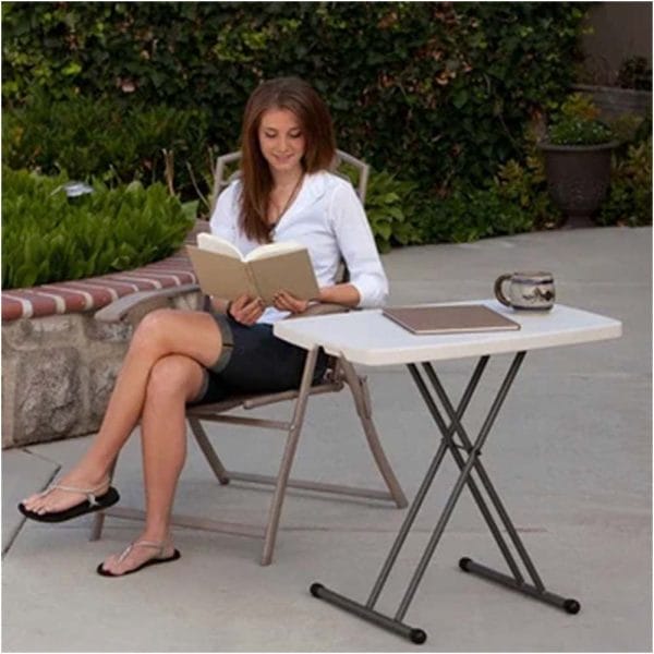 Mesa Plegable De Plástico Para Jardín Rectangular / 75 Cm - Image 2
