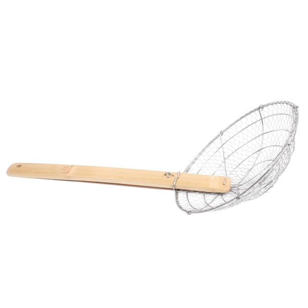 Colador Espumadera Con Mango De Bambu / 10" Pulgadas 26 Cm - Image 3