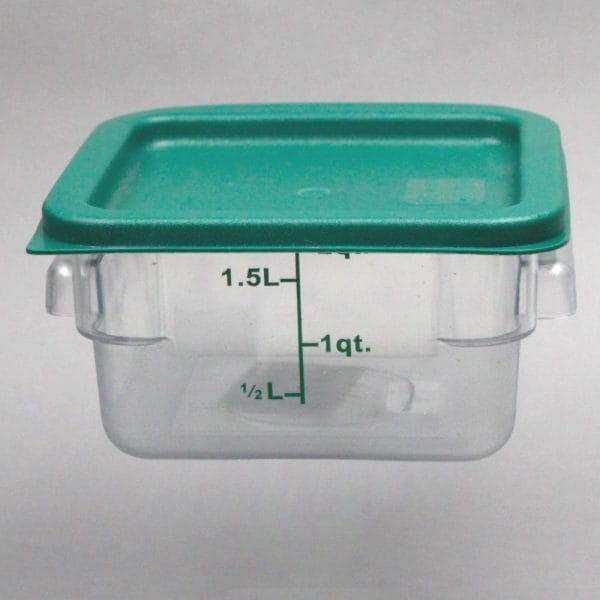Contenedor Cuadrado De Policarbonato / 1.5 Litros 2 Qts - Image 3
