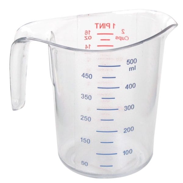 Jarra Medidora Graduada Policarbonato / 500 Ml
