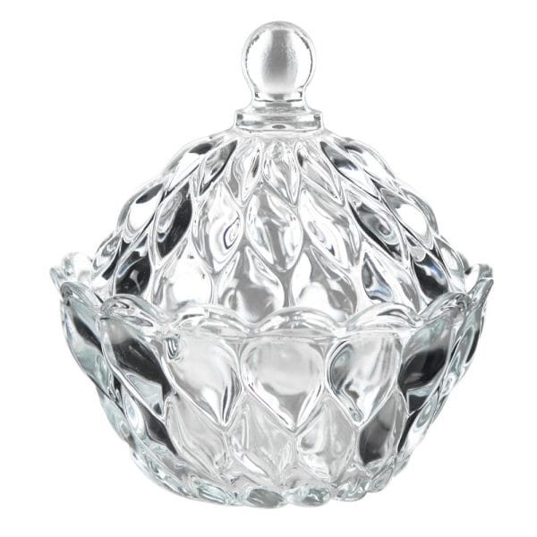 Bombonera Campana De Vidrio Dulcero 12 Cm