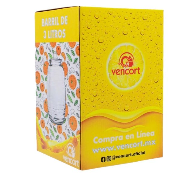 Barril Vitrolero De Vidrio Con Tapa 3 Litros