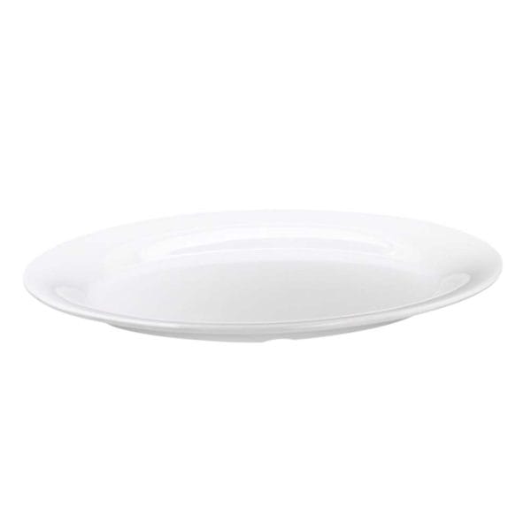 Platón Tampiqueño Ovalado Melamina Blanca 29 Cm - Image 2