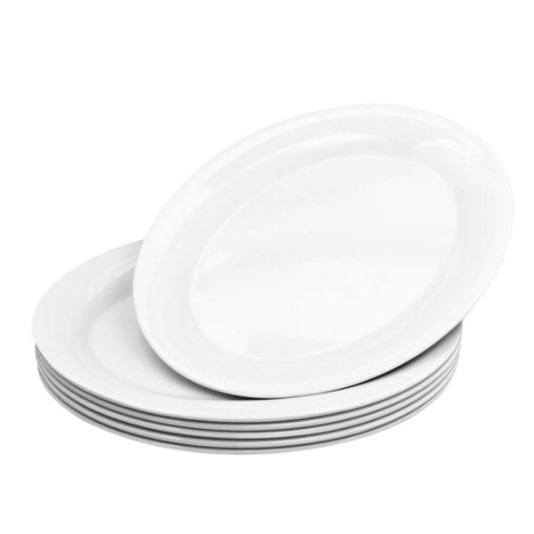 Platón Tampiqueño Ovalado Melamina Blanca 29 Cm - Image 3