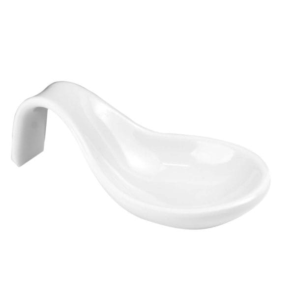 Mini Cuchara Degustación Melamina Blanca 10 Ml