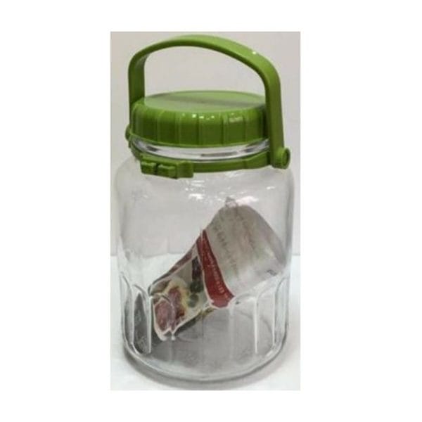 Frasco Vitrolero Contenedor De Vidrio Con Tapa Pasabahce / 5 Litros