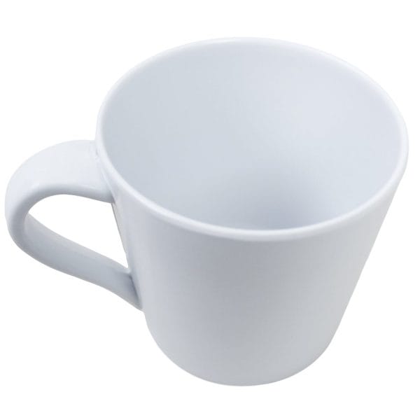 Taza Tarro De Melamina Blanca / 12 Oz 360 Ml
