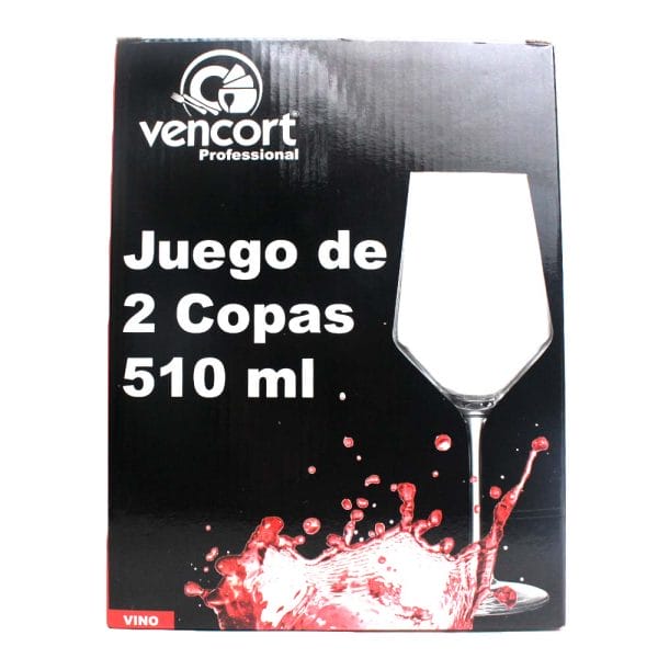 Copa Para Vino Tinto De Vidrio / 510 Ml 17 Oz - Image 2