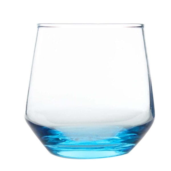Vaso De Vidrio King Azul / 350 Ml