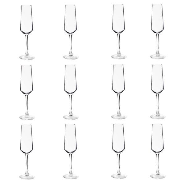 Copas Champaña De Vidrio Flauta Moderna / 250 Ml - Image 3