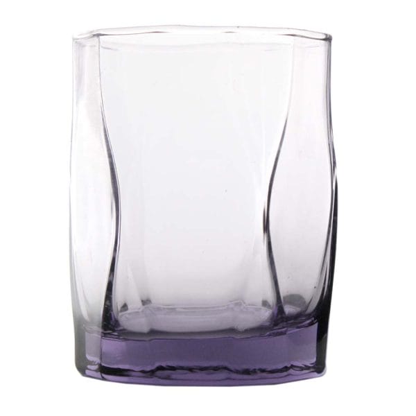 Vaso De Vidrio Old Fashioned Kiub Morado / 250 Ml