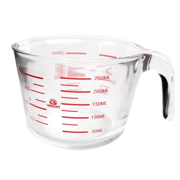 Taza Medidora De Vidrio Templado 250 Ml