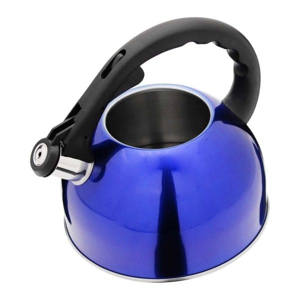 Tetera De Estufa Acero Inoxidable Azul 2.8 Litros