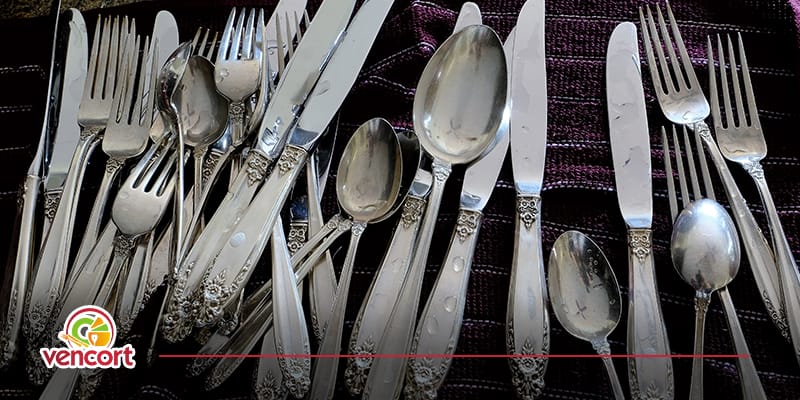 Adquiere cubiertos para restaurante al por mayor en Vencort, compra en nuestra tienda en línea, 100% segura