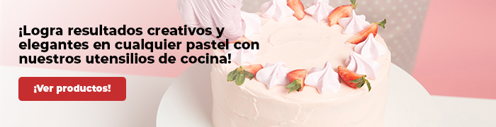 Aprende Cómo decorar pasteles elegantes para bodas y cumpleaños con los utensilios para repostería de Vencort