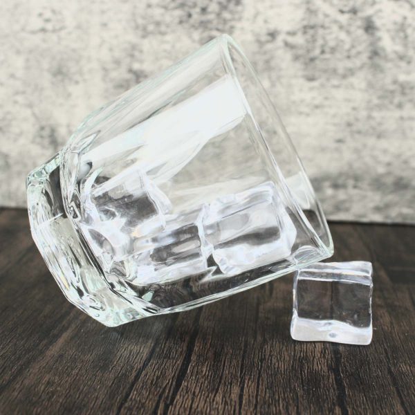 12 Vasos de Vidrio Whiskey Estrella Transparente 340 ml - Image 3